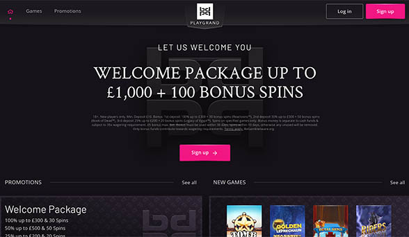PlayGrand Casino screenshot