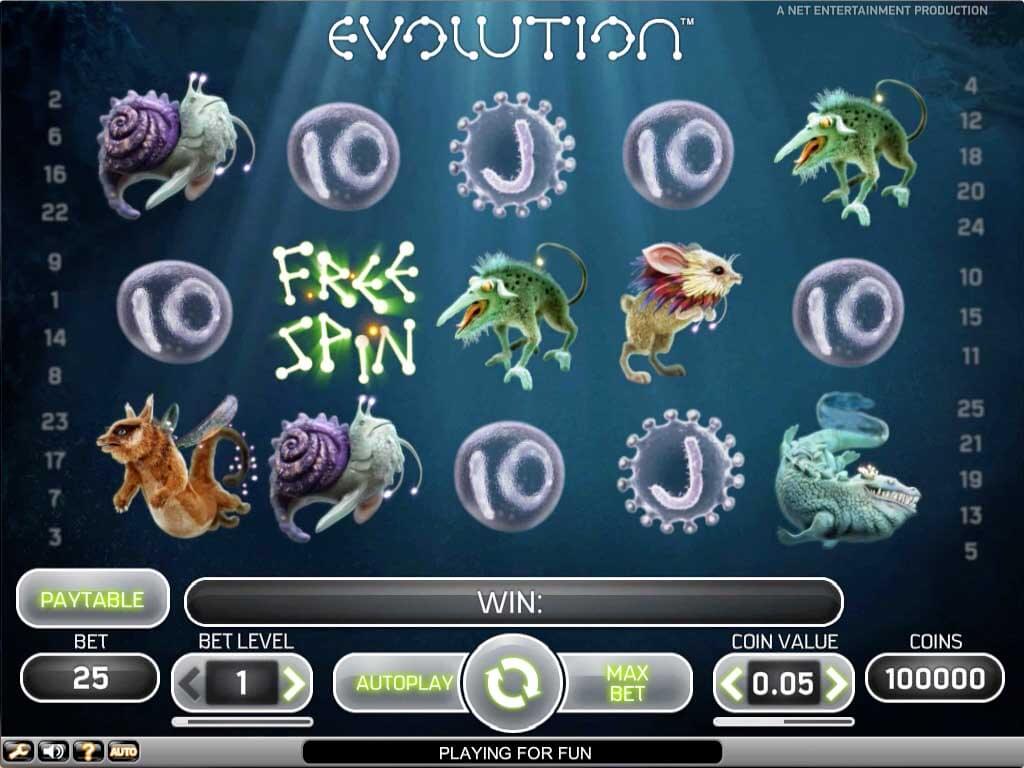 Evolution slot
